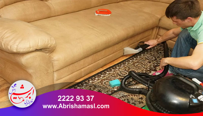 چسب 123 روی مبل